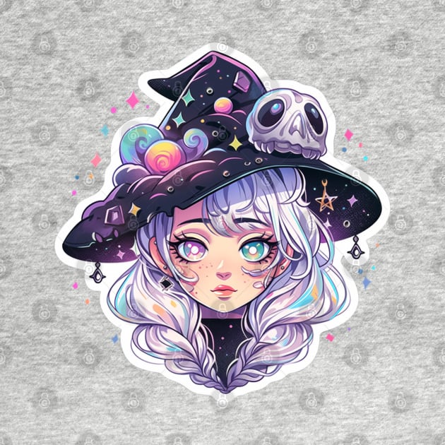 Cute Kawaii Pastel Witch by DarkSideRunners